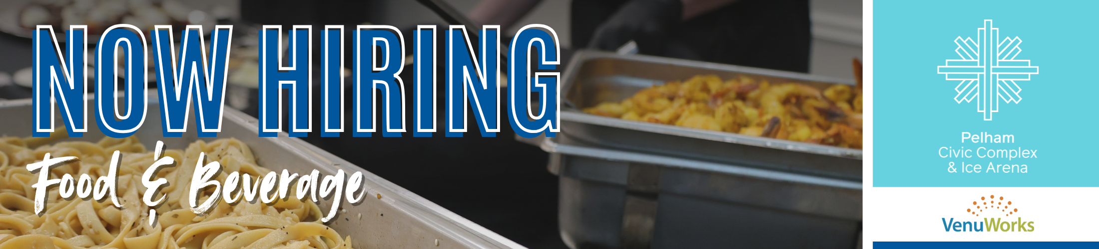 Now Hiring Pelham Civic Complex Banner